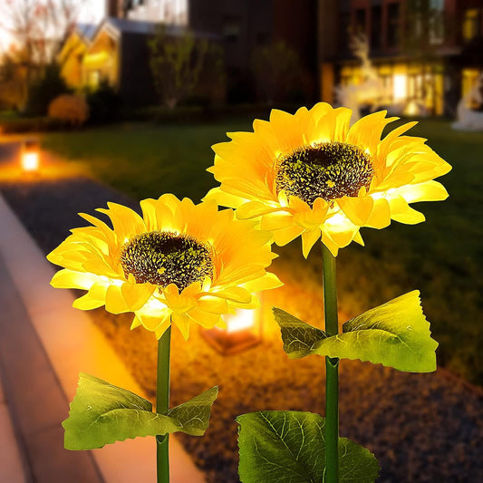 Everlasting Glow-In-The-Dark Solar Sunflower Lights